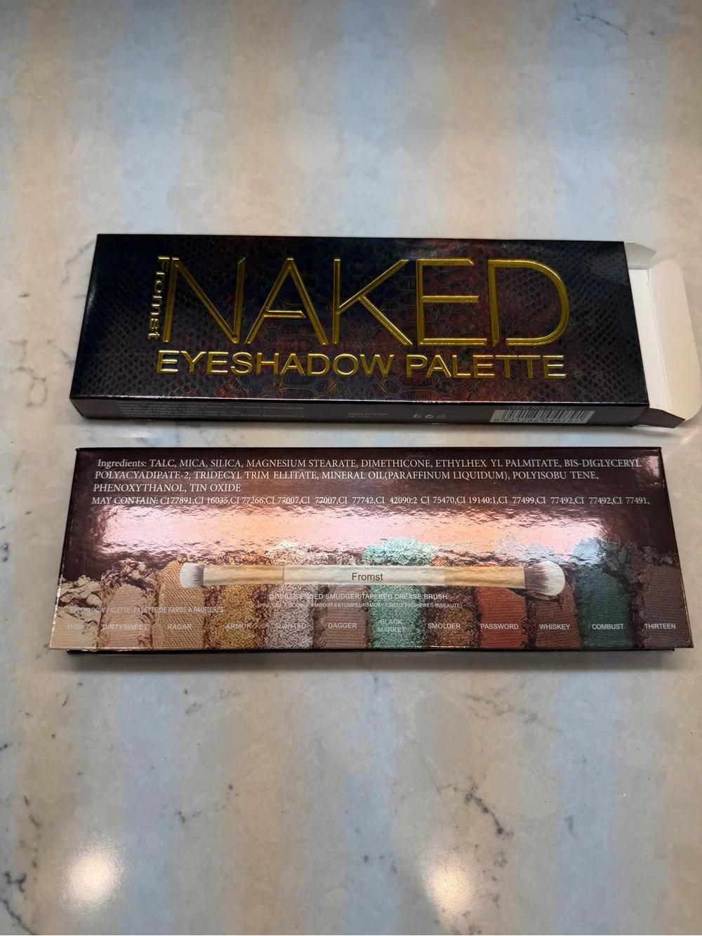 Fromst Naked Eyeshadow Palette — Warm Neutrals & Shimmers (Multicolor)